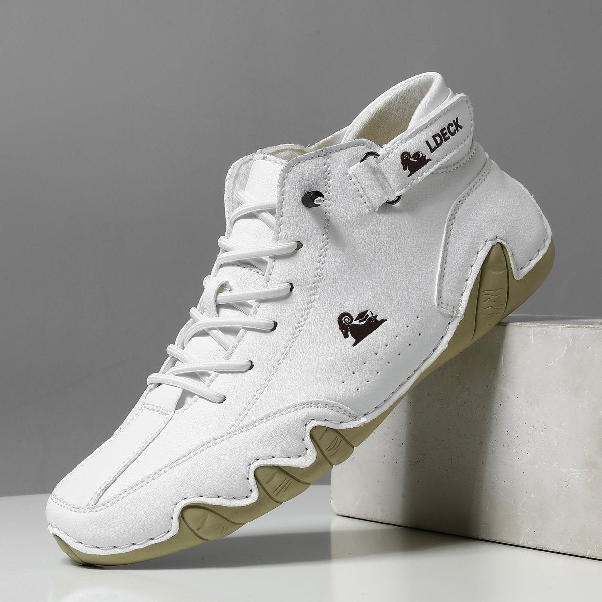 Walking Shoes Orthopedic Waterproof Breathable Leather Sneakers