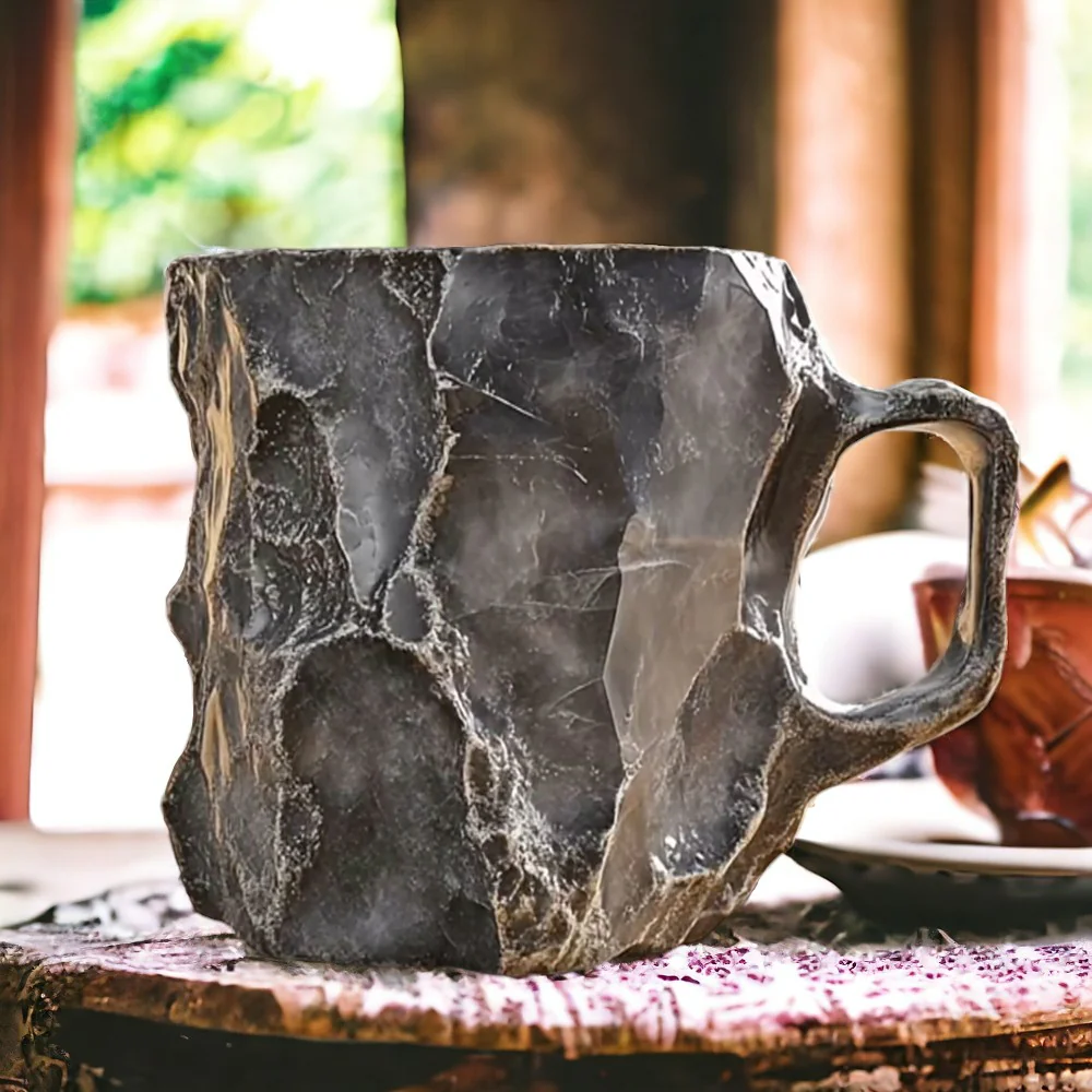 Coffee Mug Handmade Ceramic Textured Artisan Drinkware