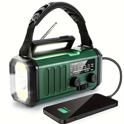 Emergency Radio Solar Hand Crank Portable Weather Alert Radio