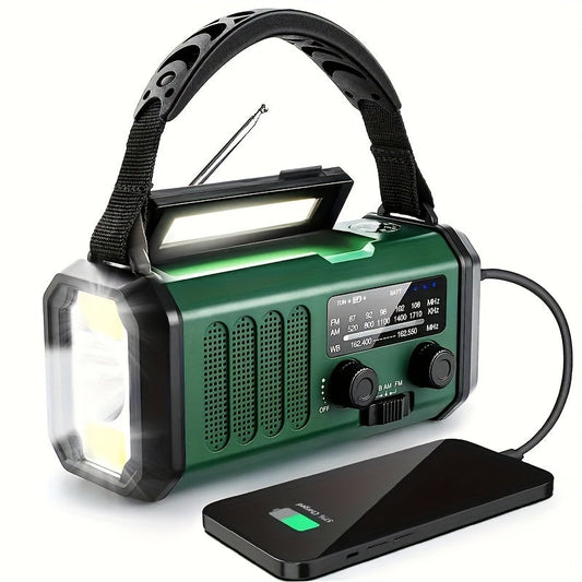 Emergency Radio Solar Hand Crank Portable Weather Alert Radio