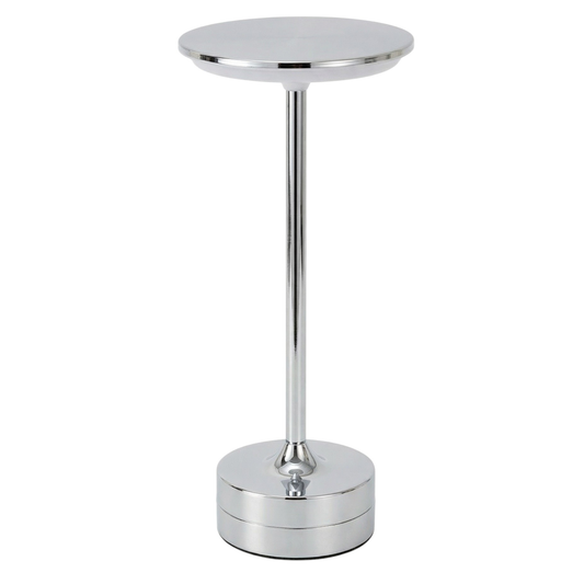 ChromeAura Cordless Touch Rechargeable LED Table Lamp