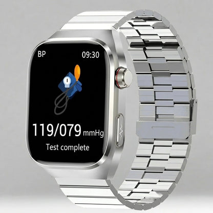ECG Smart Watch | Heart Rate, Blood Oxygen & Sleep Tracking | IP68 | Bluetooth Calling | 650mAh | 2.04" AMOLED
