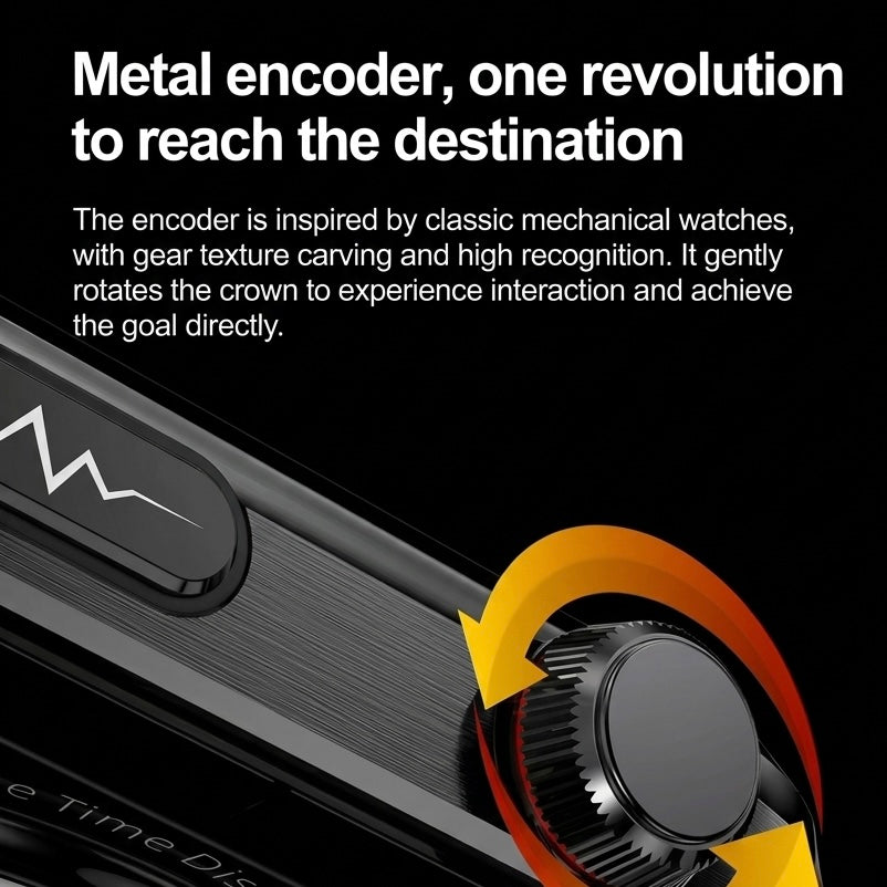 ECG Smart Watch | Heart Rate, Blood Oxygen & Sleep Tracking | IP68 | Bluetooth Calling | 650mAh | 2.04" AMOLED