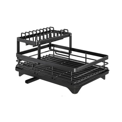 Dish Rack Foldable Stainless Steel Kitchen Drying Rack