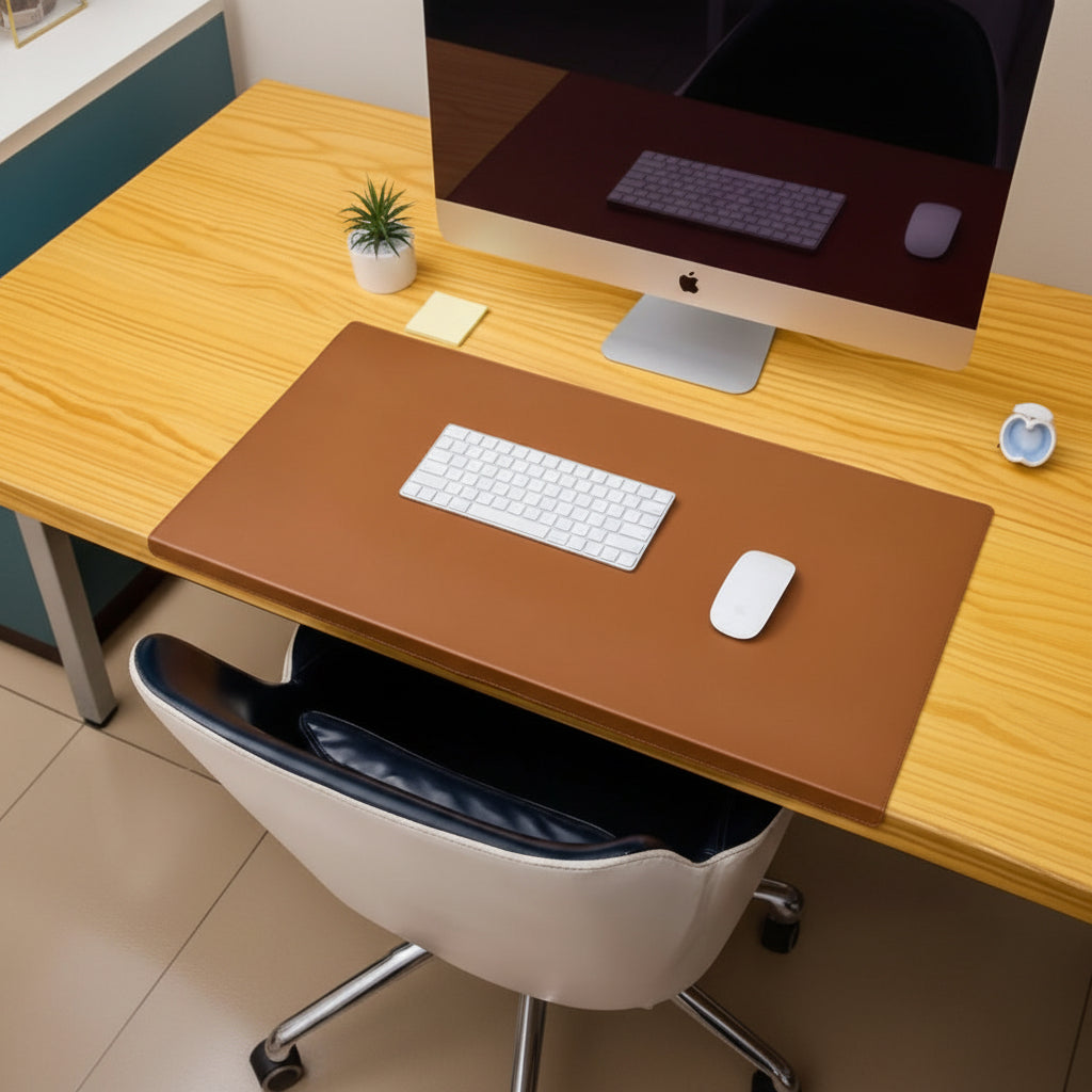 Desk Mat PU Leather Large Non Slip Office Mouse Pad