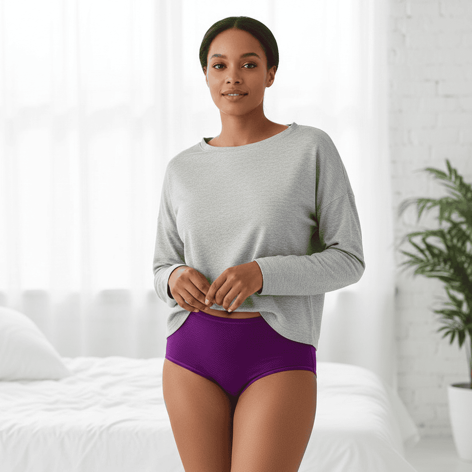 Women Underwear Moisture Wicking Breathable Seamless Panties Set