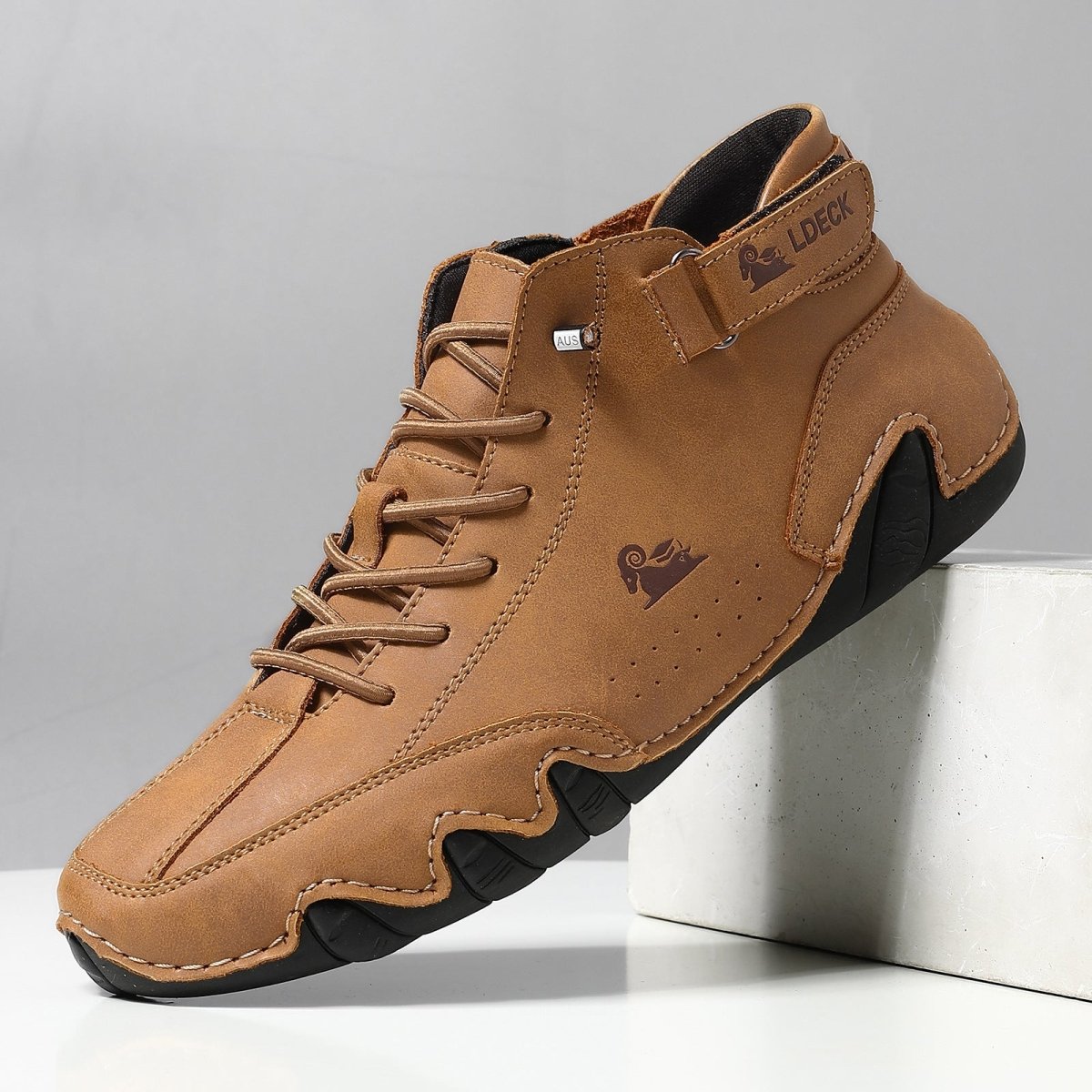 Walking Shoes Orthopedic Waterproof Breathable Leather Sneakers