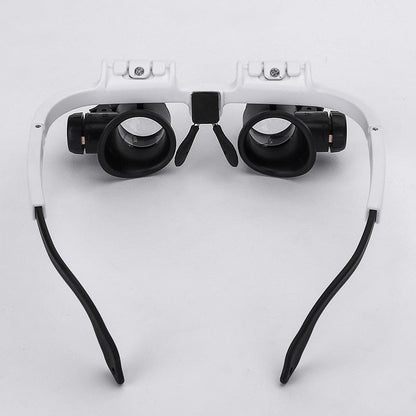 Professional Magnifying Glasses | LED Illuminated 3-Level Magnification