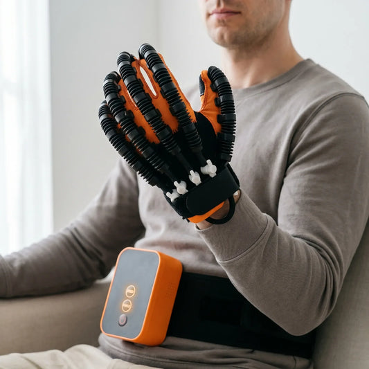 Hand Exercise Glove Finger Training Device with Air Pressure