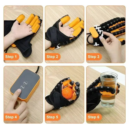 Hand Exercise Glove Finger Training Device with Air Pressure