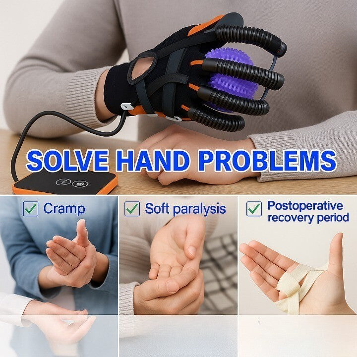Hand Exercise Glove Finger Training Device with Air Pressure
