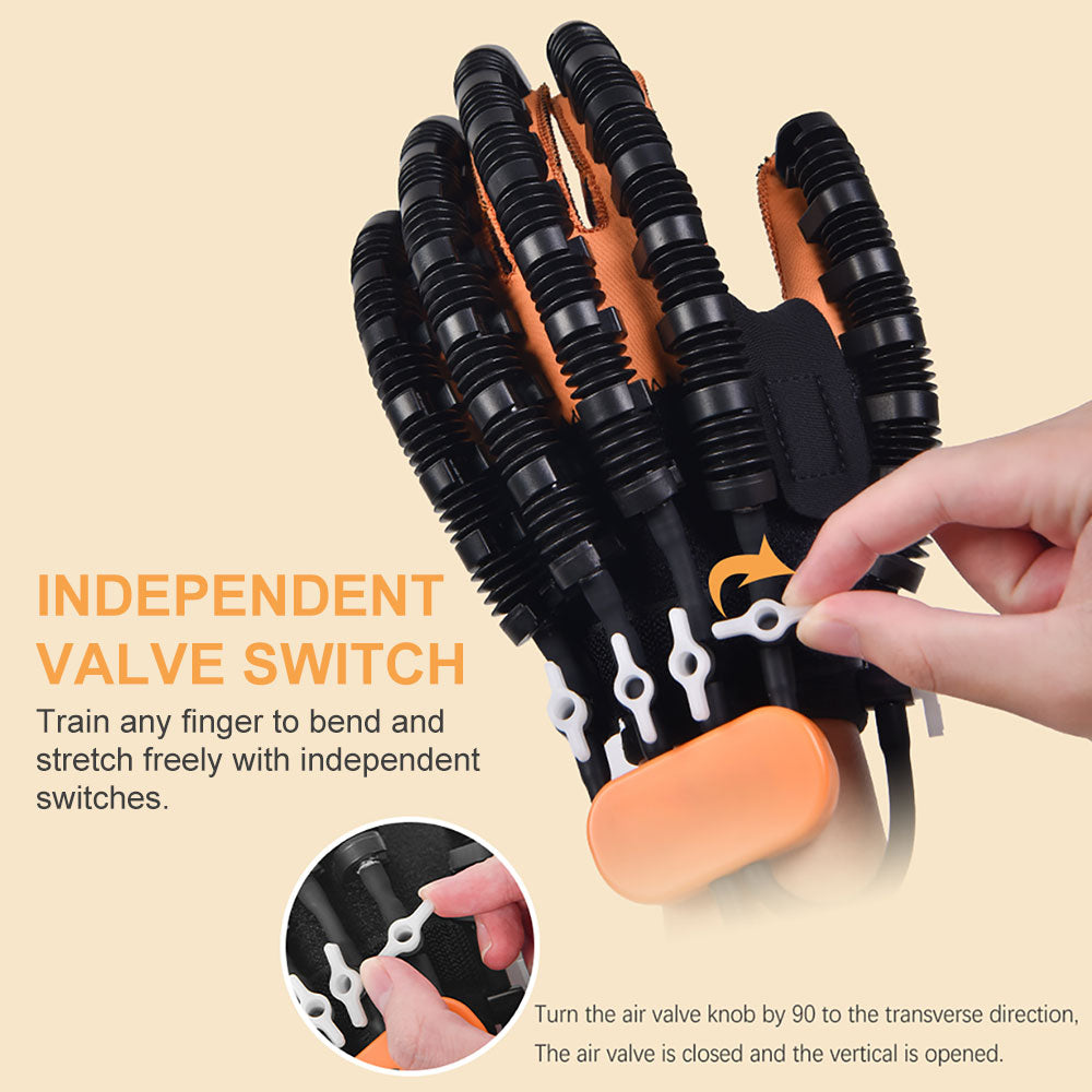 Hand Exercise Glove Finger Training Device with Air Pressure