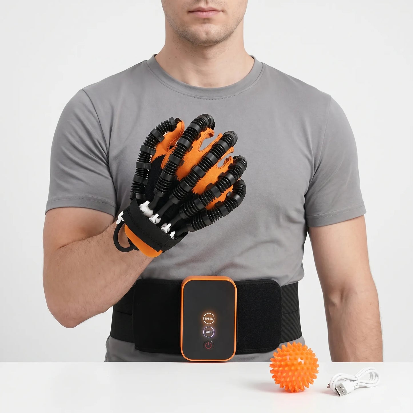 Hand Exercise Glove Finger Training Device with Air Pressure