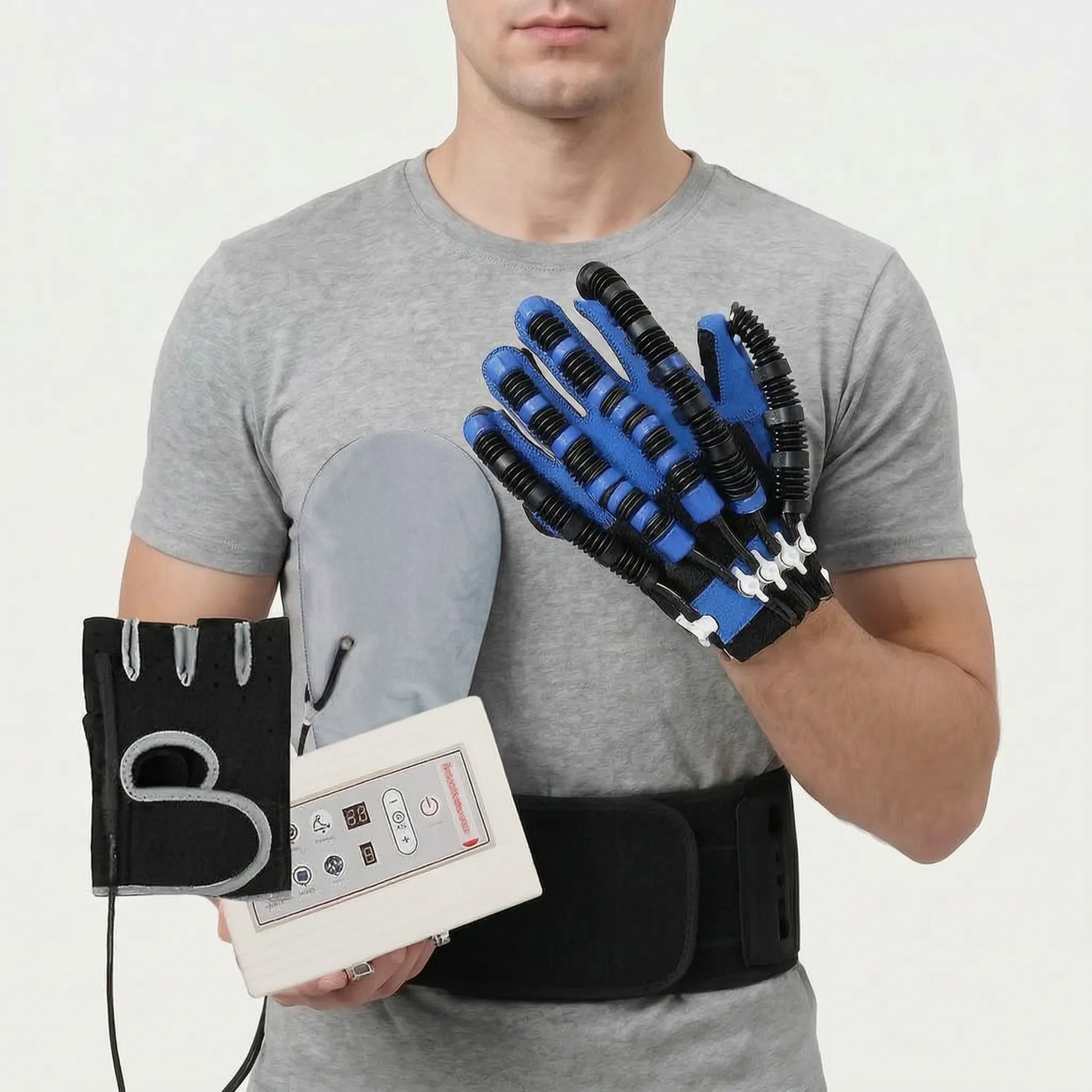 Hand Exercise Glove Finger Training Device with Air Pressure