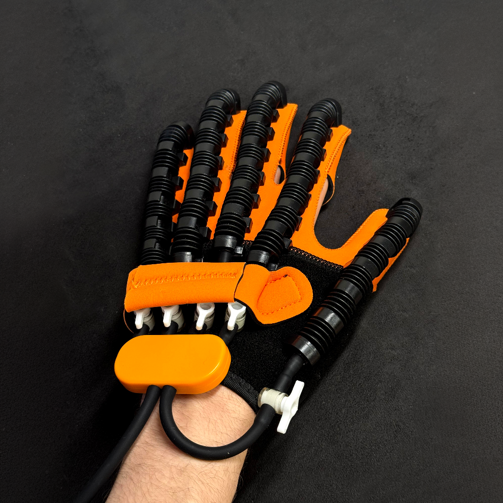 Hand Exercise Glove Finger Training Device with Air Pressure