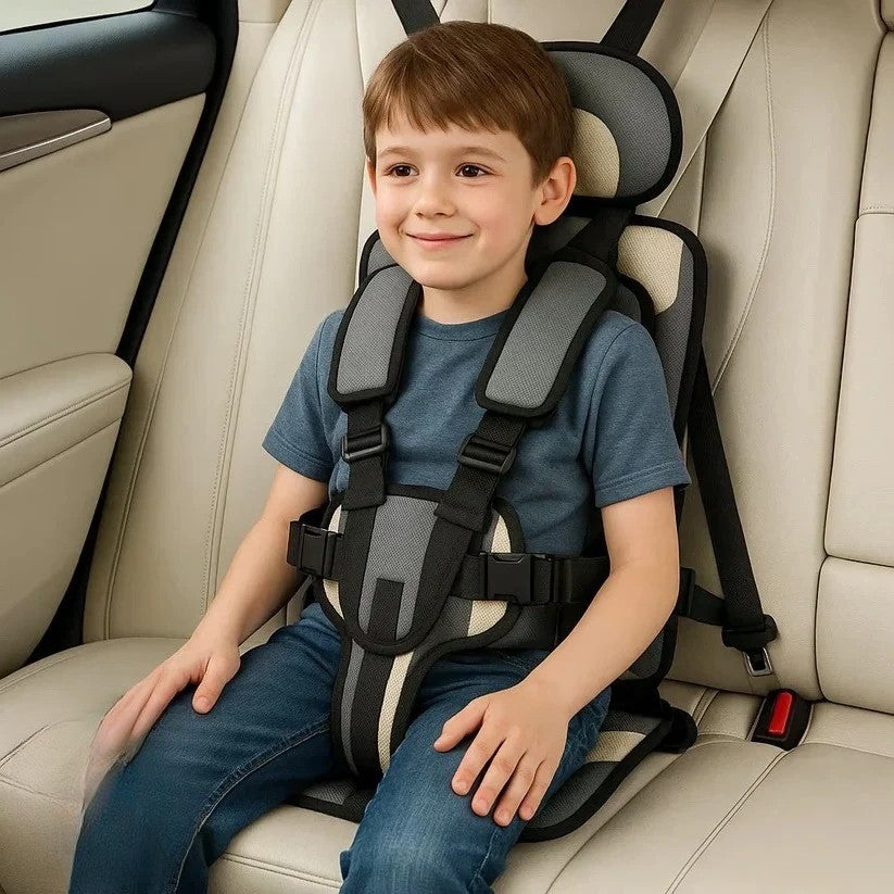 Travel Car Seat for Toddlers Portable Foldable 5 Point Harness