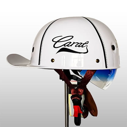 Motorcycle Baseball Cap Helmet | Golden Wings Design
