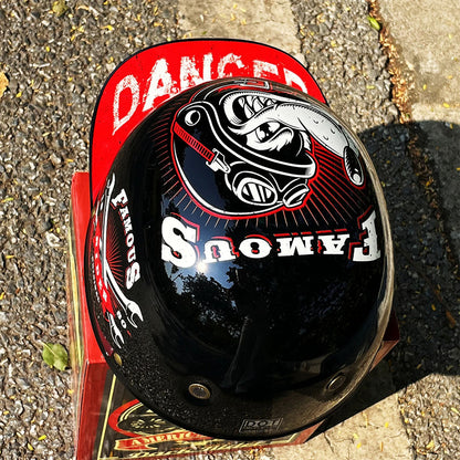 Motorcycle Baseball Cap Helmet | Golden Wings Design