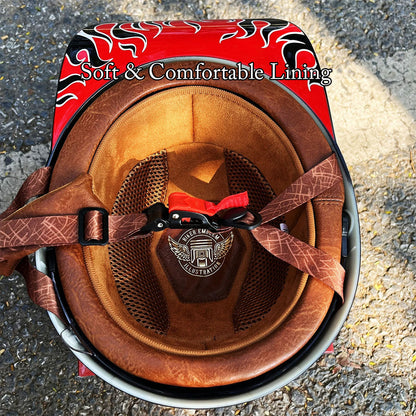 Motorcycle Baseball Cap Helmet | Golden Wings Design