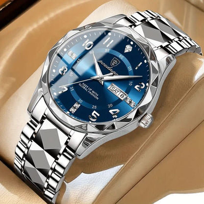 Mens Watch Titanium Waterproof Analog Quartz Sport Watch