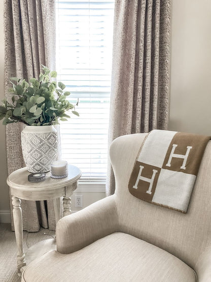 Throw Blanket Geometric Woven Soft Sofa Couch Blanket