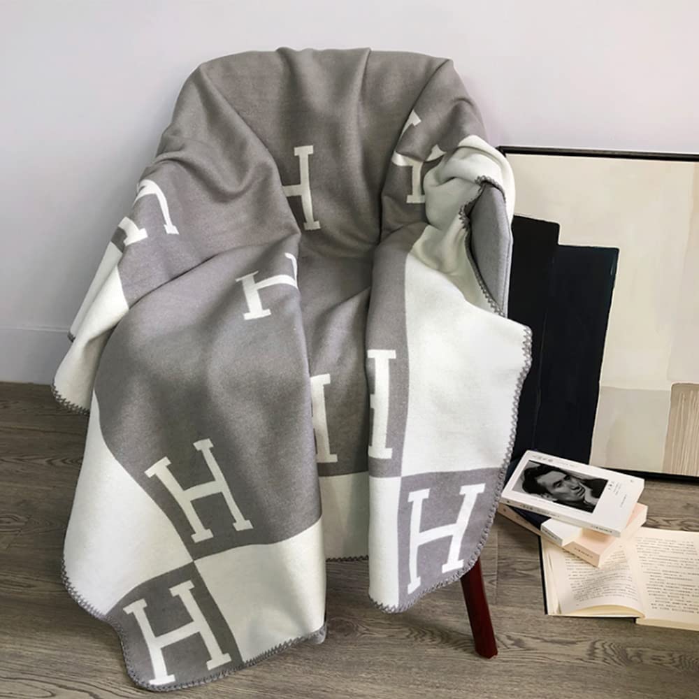 Throw Blanket Geometric Woven Soft Sofa Couch Blanket