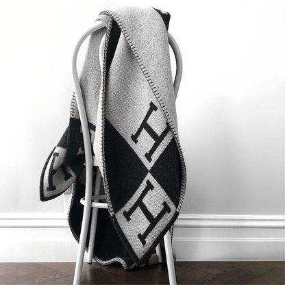 Throw Blanket Geometric Woven Soft Sofa Couch Blanket