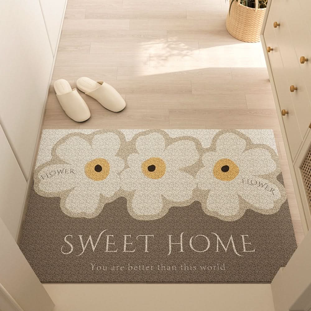 Door Mat Non Slip Washable PVC Entryway Floor Mat