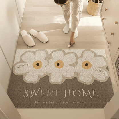 Door Mat Non Slip Washable PVC Entryway Floor Mat