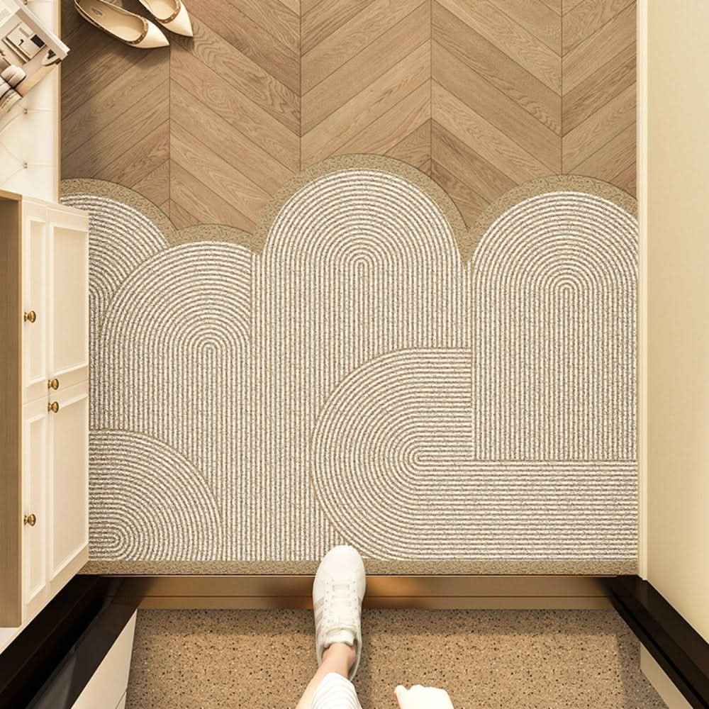 Door Mat Non Slip Washable PVC Entryway Floor Mat