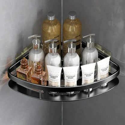 Shower Caddy Corner Shelf No Drill Adhesive Bathroom Organizer 2 Pack