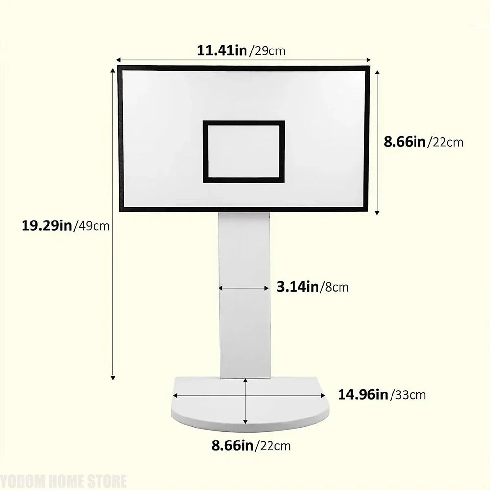 Basketball Hoop Paper Toss Trash Can