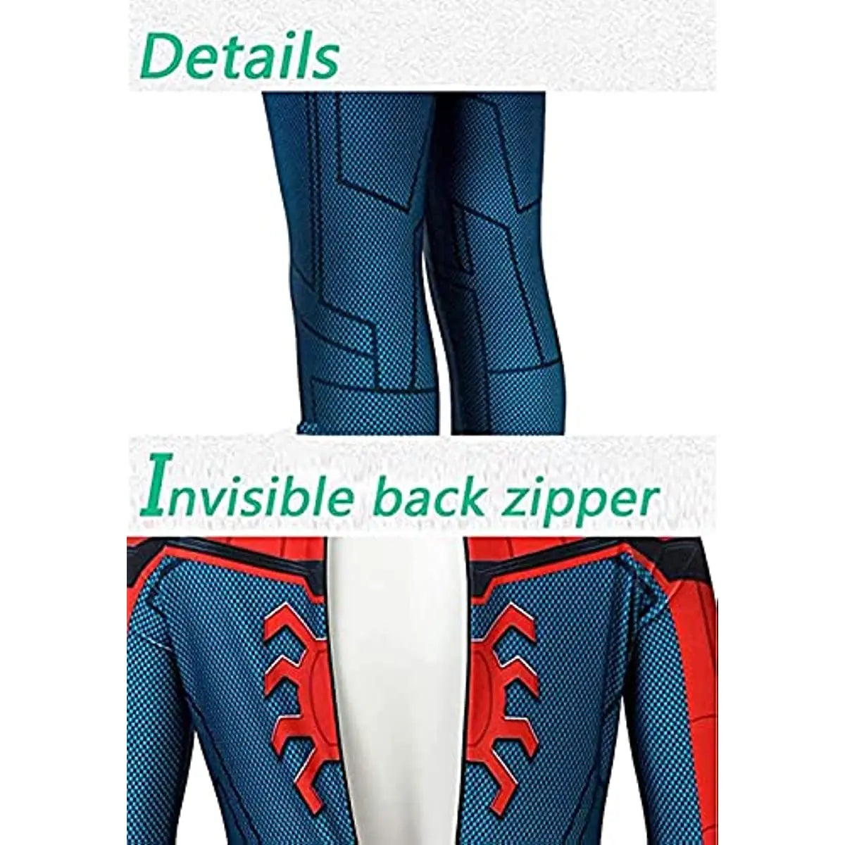 Kids Costume Spider Hero Jumpsuit Stretch Cosplay Outfit