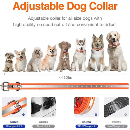 Dog Training Collar Remote Waterproof Long Range Trainer