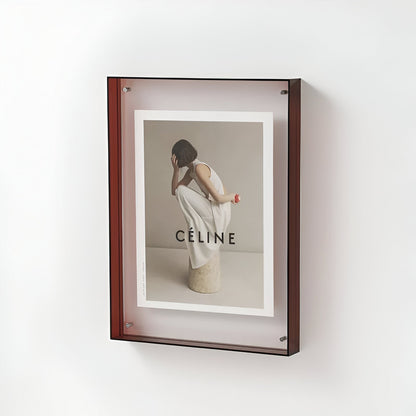 Picture Frame Acrylic Clear Minimalist Modern Wall Photo Frame