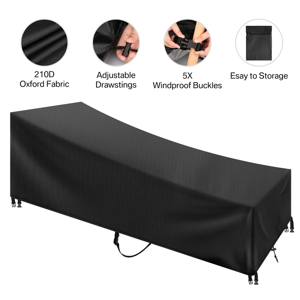 Chaise Lounge Cover Heavy Duty Outdoor Patio Furniture Protector