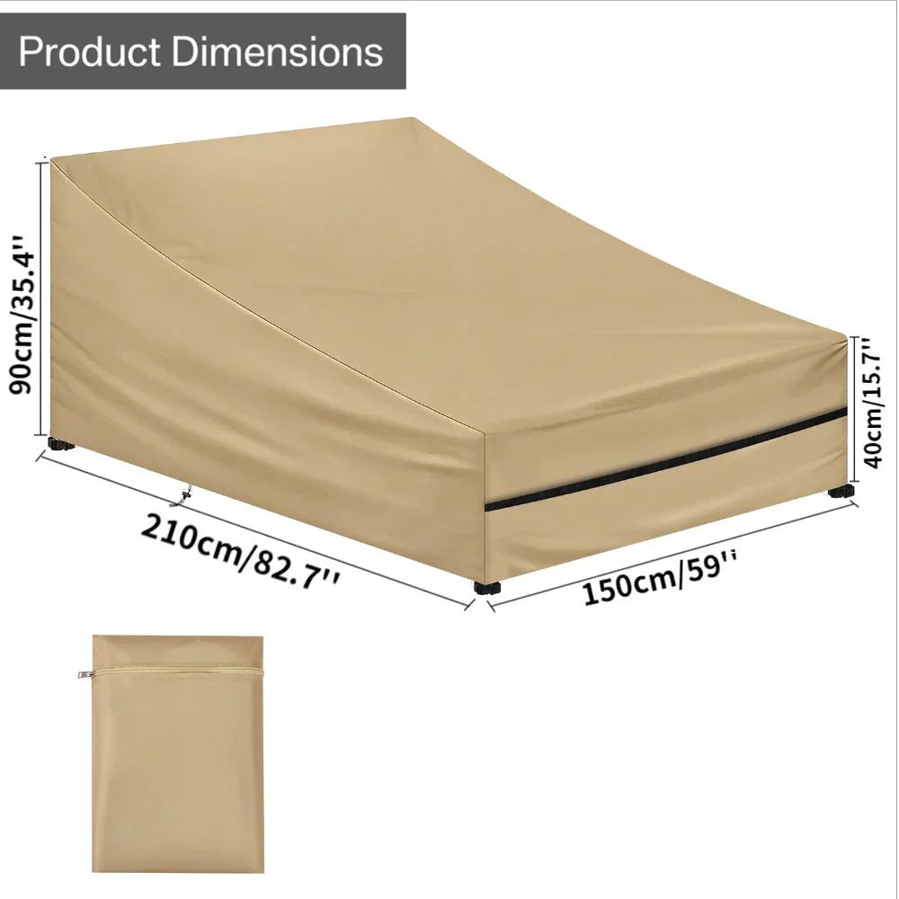 Chaise Lounge Cover Heavy Duty Outdoor Patio Furniture Protector