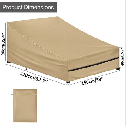 Chaise Lounge Cover Heavy Duty Outdoor Patio Furniture Protector