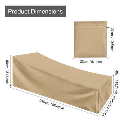 Chaise Lounge Cover Heavy Duty Outdoor Patio Furniture Protector