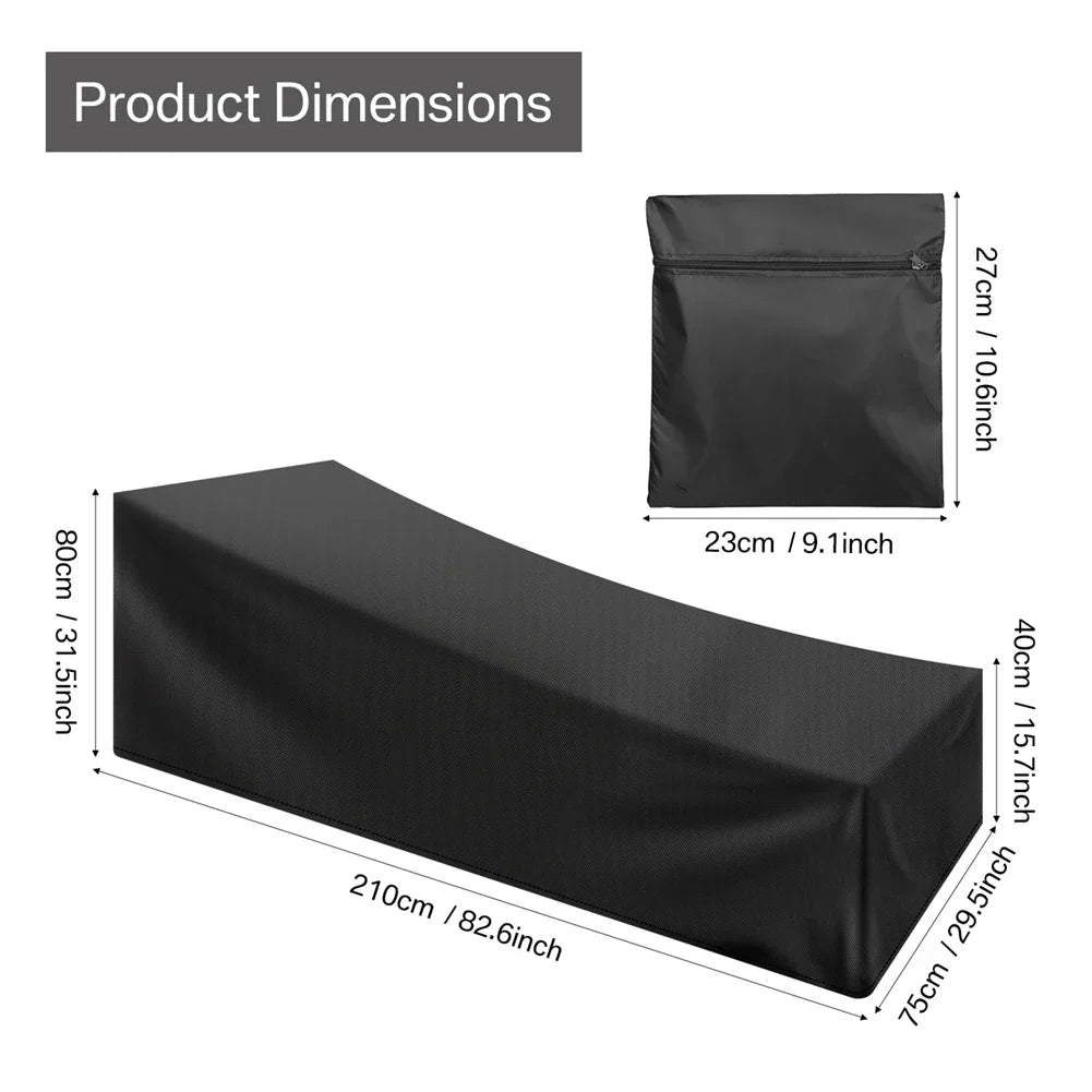 Chaise Lounge Cover Heavy Duty Outdoor Patio Furniture Protector