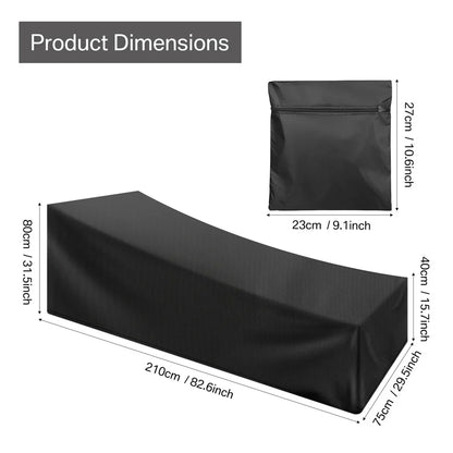 Chaise Lounge Cover Heavy Duty Outdoor Patio Furniture Protector