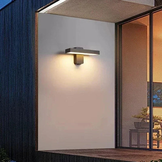 Outdoor PIR Motion Sensor Wall Light - Waterproof & Adjustable